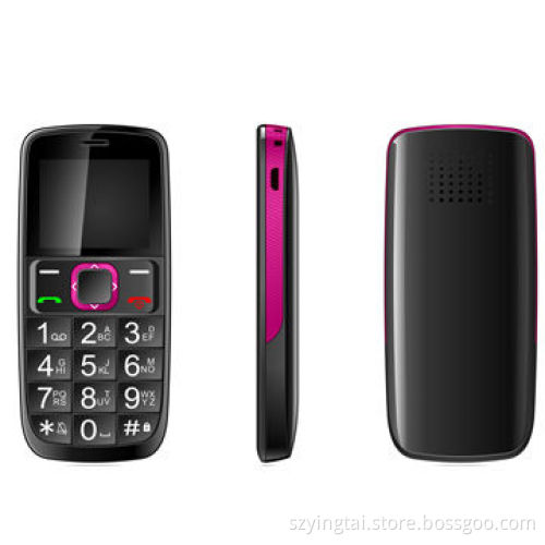 Unlocked GSM phone for senior/old man with SOS big button, flashlight, CE and RoHS approvals